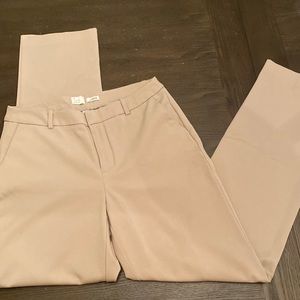 Straight leg khaki dress pants